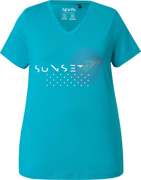 Immagine prodotto Ulla Popken Maglia funzionale ad asciugatura rapida con scollo a V e mezze maniche (42, 44)