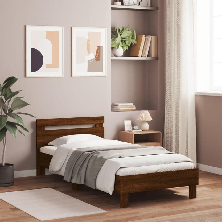 Image du produit VidaXL Cadre de lit avec tête de lit (100 x 200 cm)