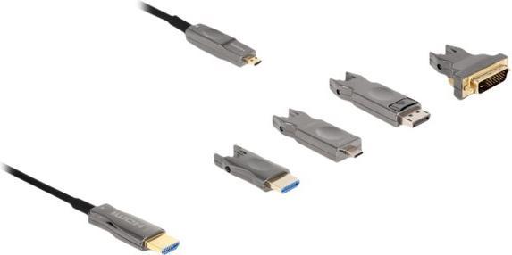 Image du produit Delock Câble optique actif 12,70cm (5") 1 HDMI 8K 60 Hz 25 m (25 m, HDMI)