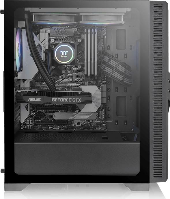 Actual product image Thermaltake Versa T35 TG RGB (ATX, mATX, Mini-ITX)