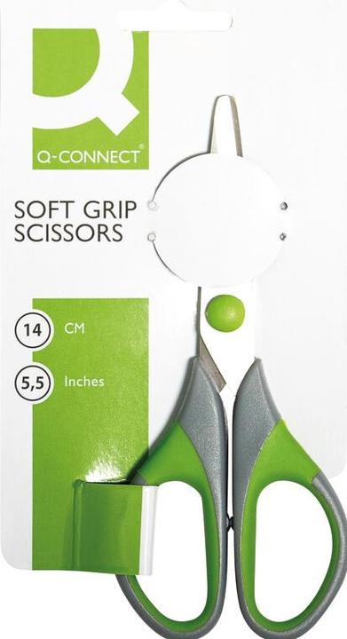 Actual product image Q-Connect Scissors Softgrip (14 cm)