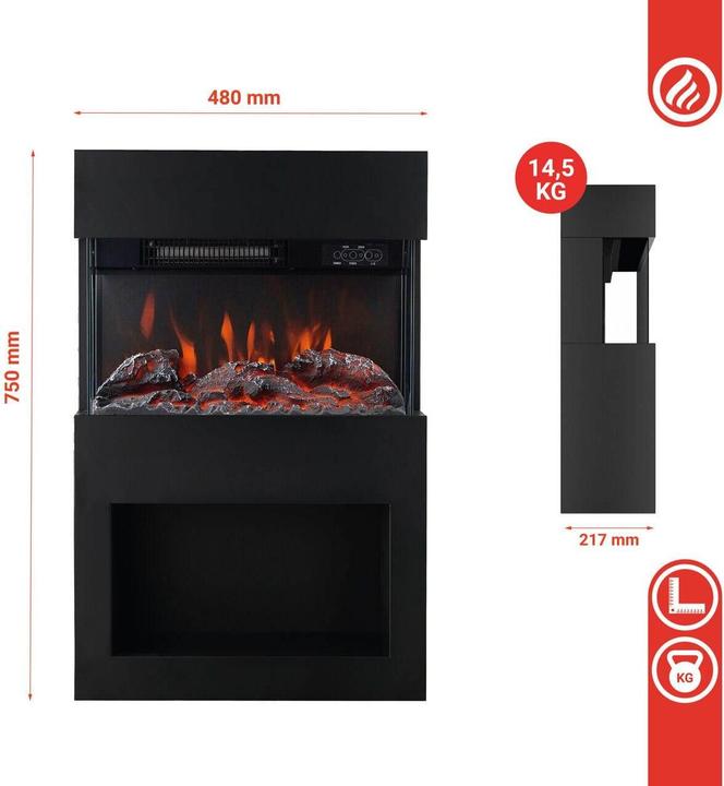 Actual product image Kaminio Henri (48 x 22 x 75 cm)