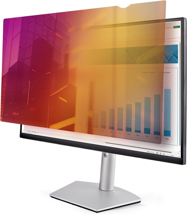 Produktbild StarTech com 27 Zoll 16:9 Monitor Blickschutz Gold, Zweiseitiger Blickschutzfilter mit Erhöhter Priv (27", 16 : 9)