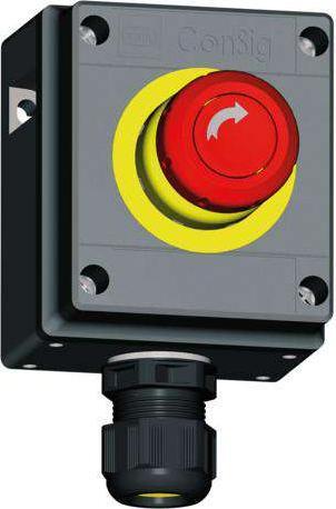 Actual product image Stahl 8040/1180.010-762 Mushroom stay-put button switching contacts Ã/Ã/S