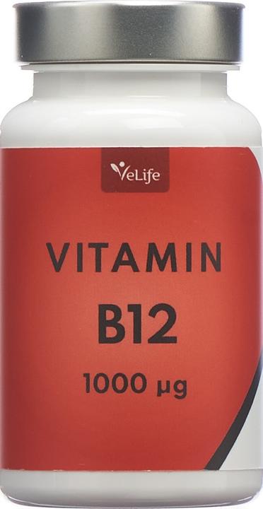 Actual product image VeLife Vitamin B12 Tabl (180 Piece, Pills, 81 g)