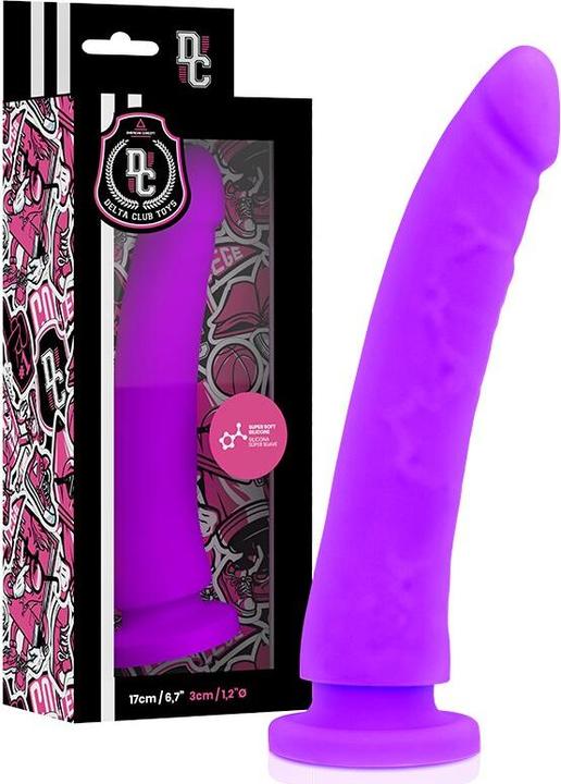 Image du produit Delta Club Toys Dildo Lila Silicona Medica 17 X 3 cm