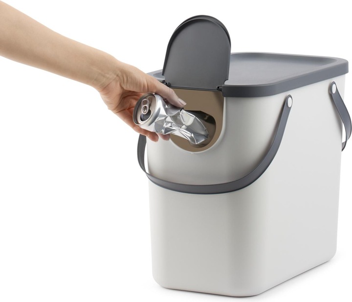 Actual product image Rotho ALBULINO waste bin, 25 litre, white sp. (25 l)