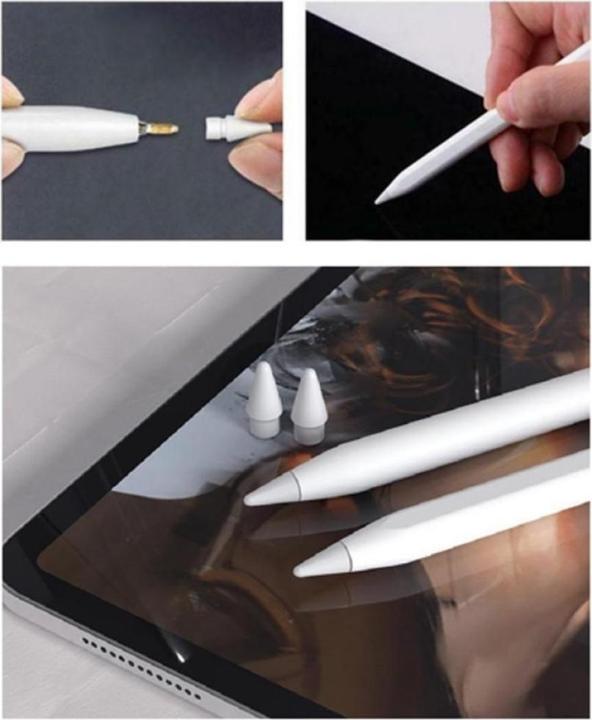Actual product image 4smarts Replacement tips for Apple Pencil (1st gen./2nd gen.) 4 pcs. set