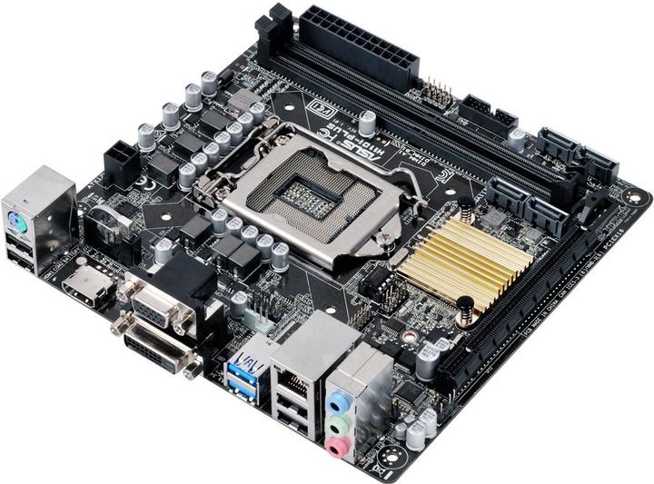 Produktbild ASUS H110I-Plus S1151 H110 MITX (LGA 1151, Intel H110, Mini-ITX)
