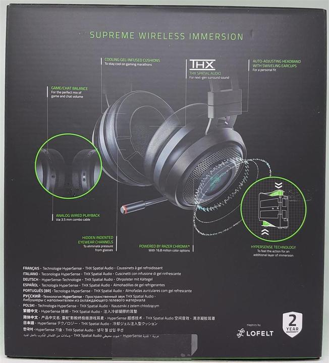 Immagine prodotto Razer Nari Ultimate (Senza fili)