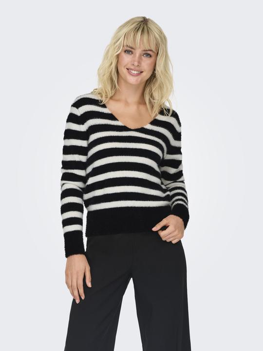 Actual product image Only Regular fit V-neck jumper Knitted jumper (L)