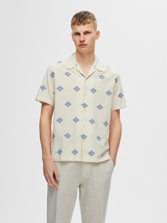 Immagine prodotto Selected Homme Camicia a maniche corte in cotone stampato (S)