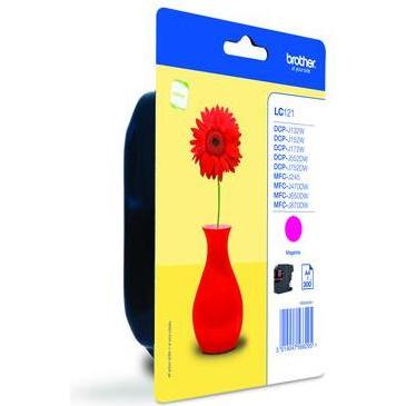 Thumbnail - Brother, Druckerpatrone, LC121M - Magenta - Original - Blisterverpackung (M)