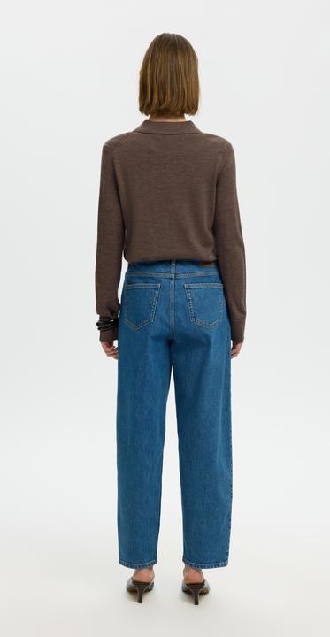 Produktbild Selected Slfthea Ls Knit Merino Collar Neck Noos (M)