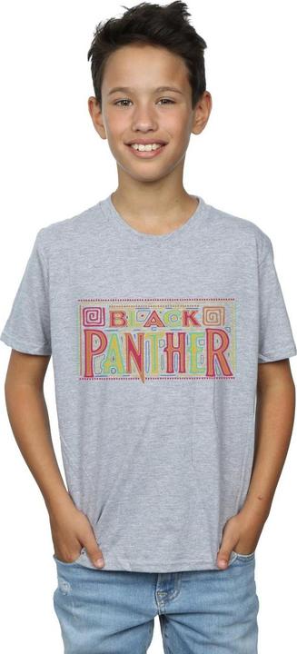 Produktbild Jungen Black Panther Tribal Logo TShirt (152, 158)