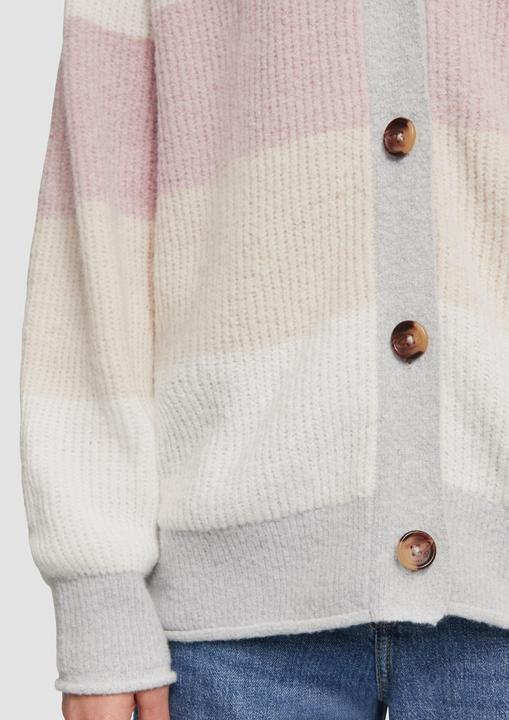 Produktbild s.Oliver Strickjacke Flauschige Oversize-Strickjacke (S)