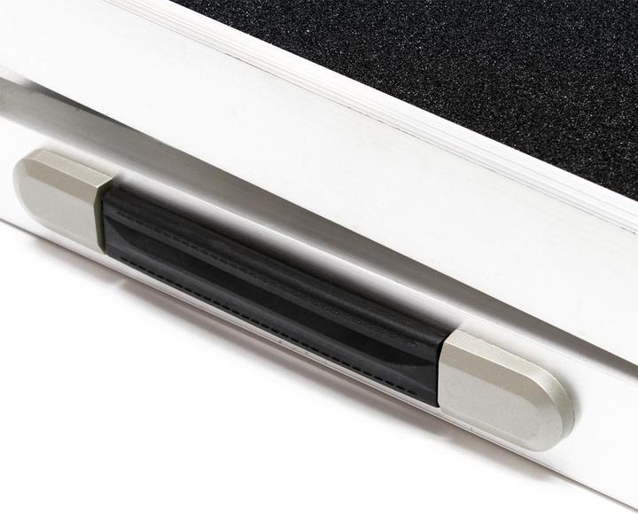 Immagine prodotto Wiltec Rampa pieghevole per cani 244x38cm 122x38cm 115kg Rampa per animali domestici in alluminio (Cane, Pieghevole)