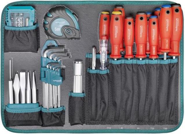 Produktbild technocraft ABS-Werkzeugkoffer PRO CHROME 152-tlg (152 Teile)
