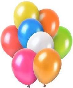 Actual product image Arpex Metallisierte Luftballons 25 cm 15 Stk (15 x)