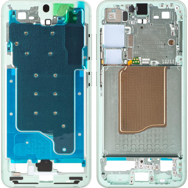 Samsung Mittelrahmen f?r Galaxy S25 S931, Mint, Mobilgerät Ersatzteile