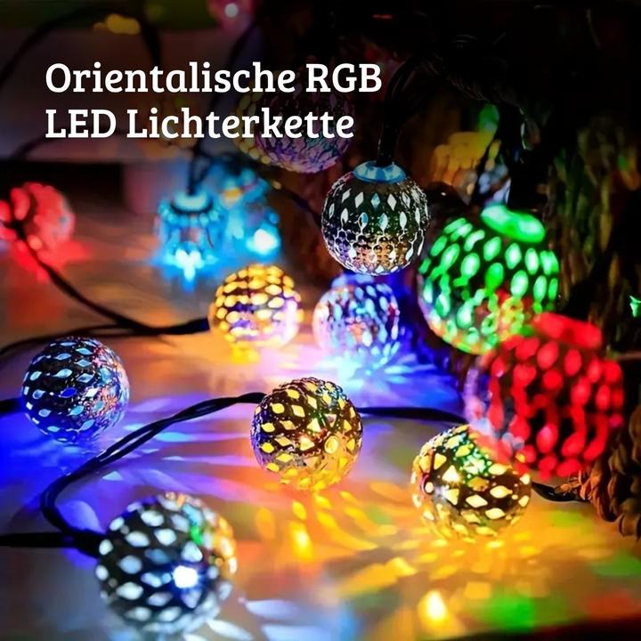 Produktbild Hermex Orientalische Deko 9.3m Marokkanische LED Solar Lichterkette (9.30 m)