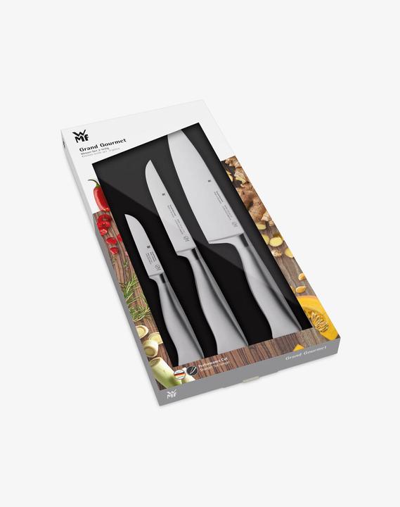 Produktbild WMF Messerset Küchenmesser 3tlg Grand Gourmet Made in Germany Spezialklingenstahl PC (20 cm)