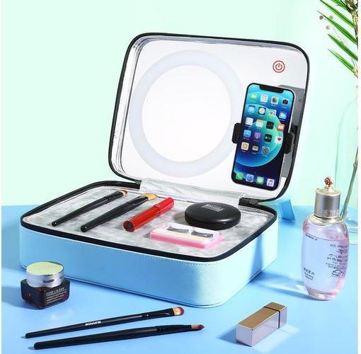 Produktbild Puluz Kosmetikbox mit Ringlicht 20 cm (Ringleuchte)