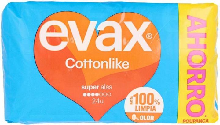 Produktbild Evax COTTONLIKE compresas super alas 24 u (32 x)