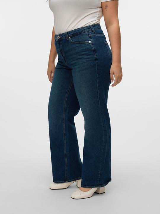 Actual product image Vero Moda VMCTESSA Hohe Taille Weiter Beinschnitt Jeans Weit geschnitten (W48/L32)