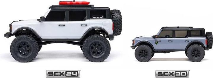 Image du produit Axial Rock Crawler SCX30 Ford Bronco 1:30 RTR Blau (RTR Prêt à fonctionner)