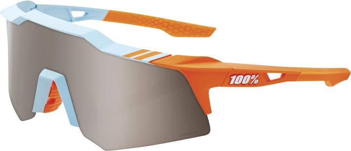 100% Speedcraft XS Soft Tact Shine (Tatto morbido bicolore, Argento HiPER)