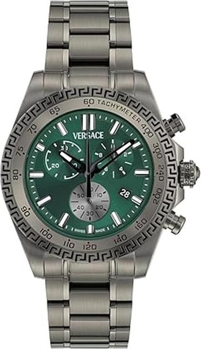 Immagine prodotto Versace Elegante e alla moda, cronografo con calendario e lancette luminose, impermeabile (Cronografo, 43 mm)