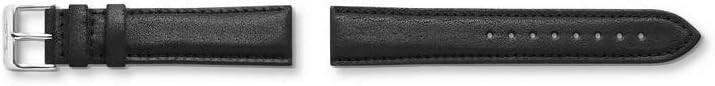 Thomas Sabo Bracelet de montre en cuir noir avec boucle, design élégant et polyvalent (20 mm, Cuir)
