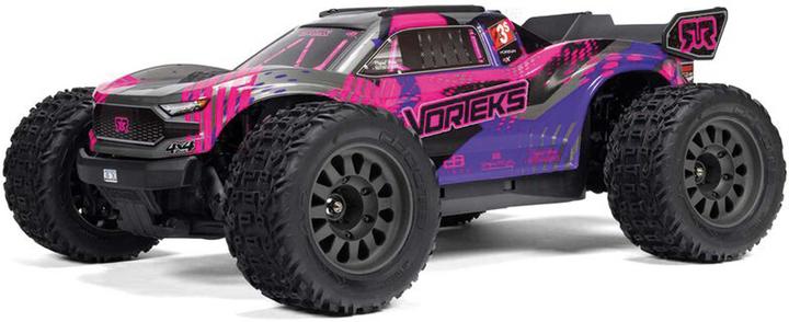 Arrma VORTEKS 4X4 223S BLX 1/10 Brushless Stadium Truck RTR mit DSC, Lila (RTR Ready-to-Run)