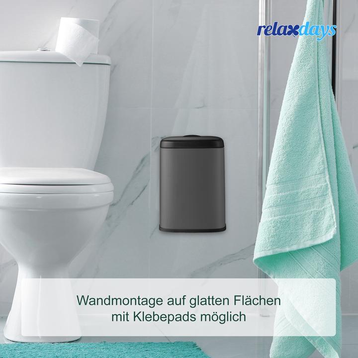 Actual product image Relaxdays waste bin (5 l)