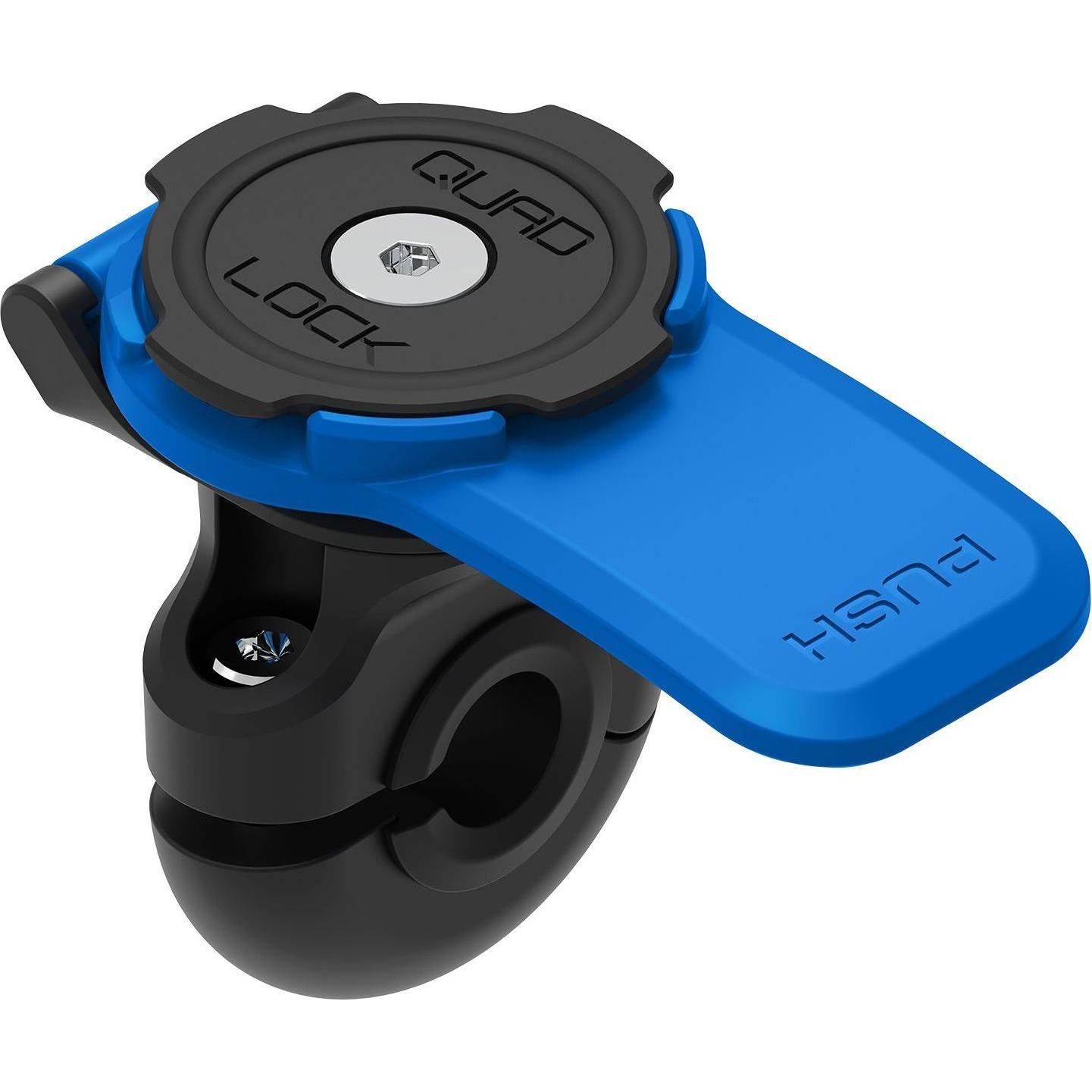 Quad Lock Montaggio a specchio V2, Supporto per smartphone, Nero, Blu