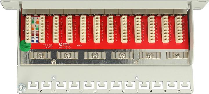 Immagine prodotto Delock Pannello patch RJ-45 X 12
