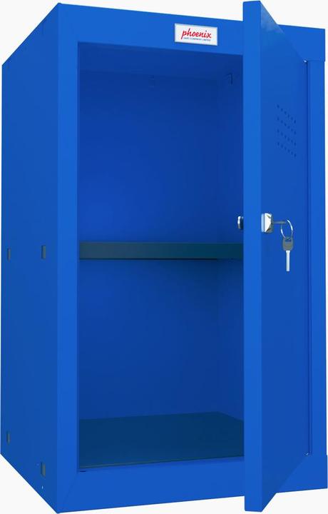 Productafbeelding Phoenix Safe Würfelspind 87l höher Türschloss blau (87 l)