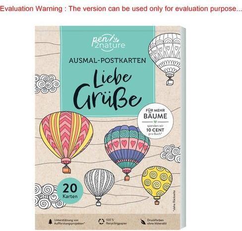Produktbild Ausmal-Postkarten Liebe Grüsse | 20 Karten (20 Stk.)