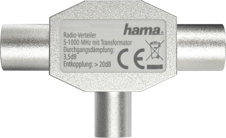 Produktbild Hama Antennen-Verteiler, Koax-Stecker (Verteiler und Abzweiger)