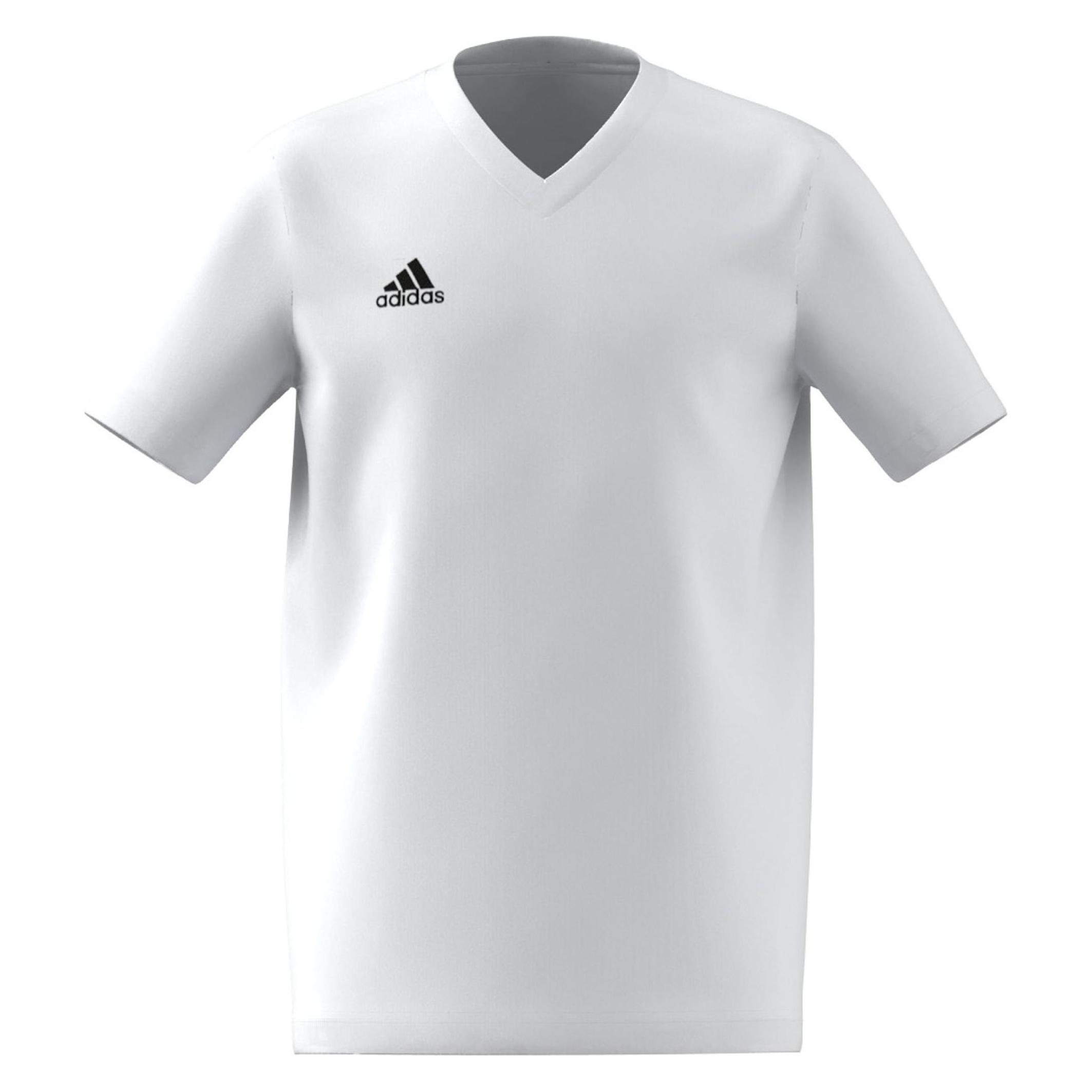 Adidas, Jongens, Sportief Shirt, Entrada 22 T-Shirt Kinderen (128), Wit, 128