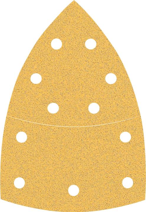 Actual product image Bosch Professional Zubehör Expert C470 Sandpaper with 11 holes for multi-sander, 102 x 62 mm, 93 mm, G 80, 10 pcs. (80)