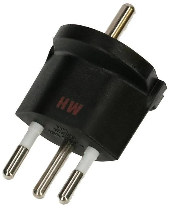 Produktbild Max Hauri Fixadapter Kupplung Schuko (Typ 12, CEE 7/7)