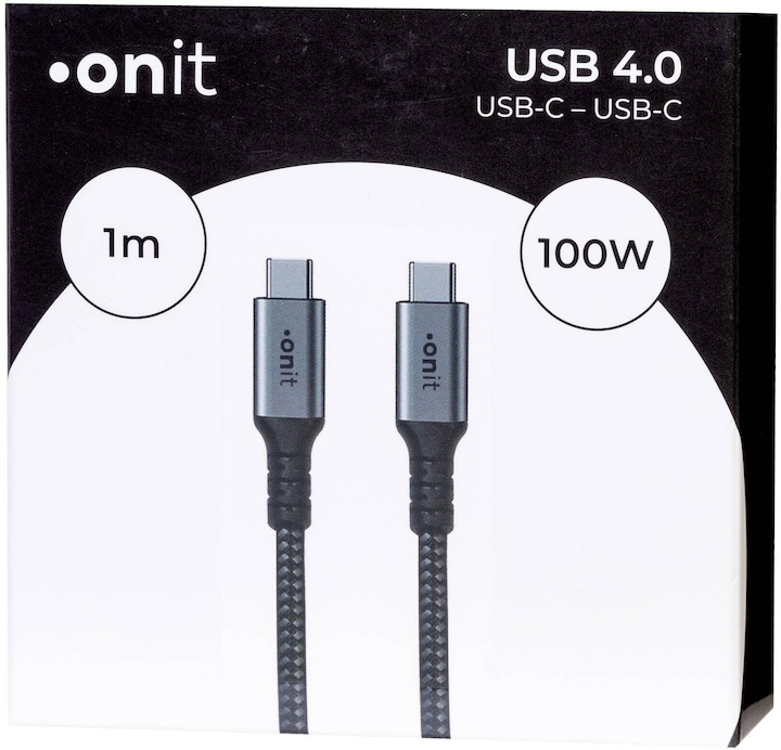 Actual product image Onit USB C – USB C (1 m, USB 4.0)