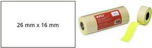 Image du produit Agipa Etiquettes pour étiqueteuses de prix, 26 x 16 mm, jaunes