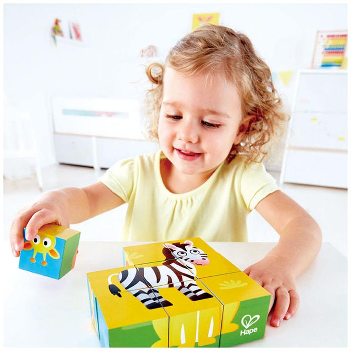 Produktbild Hape Blockpuzzle Dschungel (9 Teile)