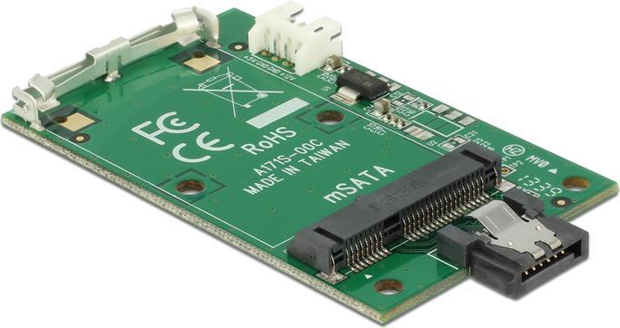 Productafbeelding Delock Converter SATA 7 pin > mSATA full size (SATA)