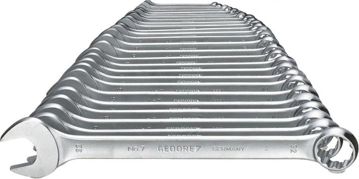 Actual product image Gedore 7-026 Combination spanner set 26 pieces UD profile 6-32 mm (32 mm, 18 mm, 11 mm, 12 mm, 20 mm, 19 mm, 27 mm, 15 mm, 13 mm, 25 mm, 6 mm, 21 mm, 7 mm, 14 mm, 29 mm, 8 mm, 10 mm, 30 mm, 23 mm, 26 mm, 22 mm, 17 mm, 28 mm, 9 mm, 16 mm, 24 mm, 31 mm)