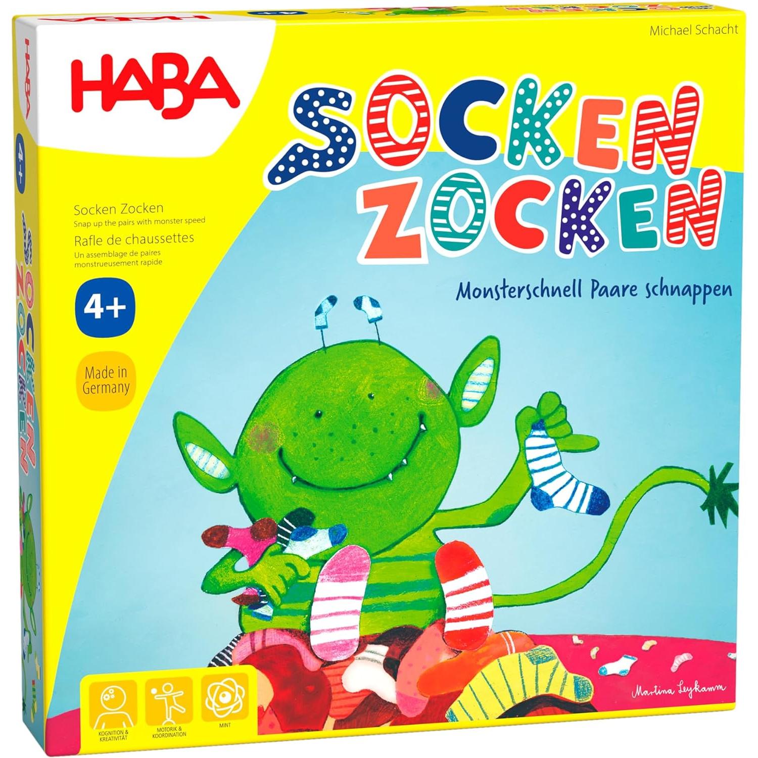 Haba Socken zocken (Deutsch, 2 - 6 Spieler) (704465)