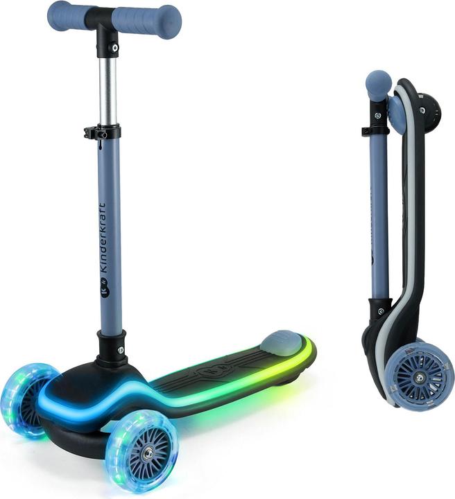 Actual product image KinderKraft scooter RAKET BLUE